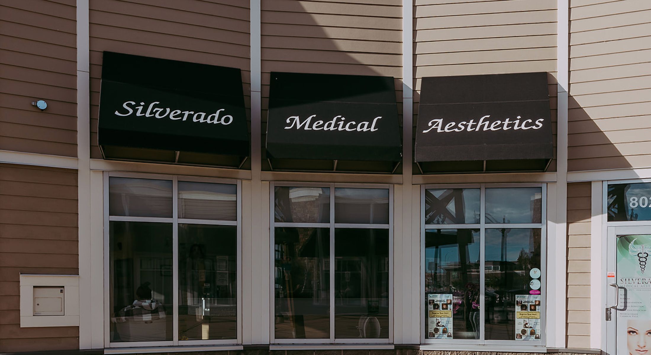 Storefront of Silverado Medical Aesthetics business.